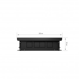 Конвектор внутрипольный Royal Thermo ATRIUM-90/300/800-DG-U-BL