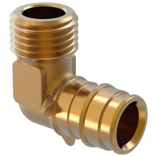 Угольник латунь НР 20х1/2"с наружной резьбой (Uponor Q&amp;E) уп. 50 шт (1023020)