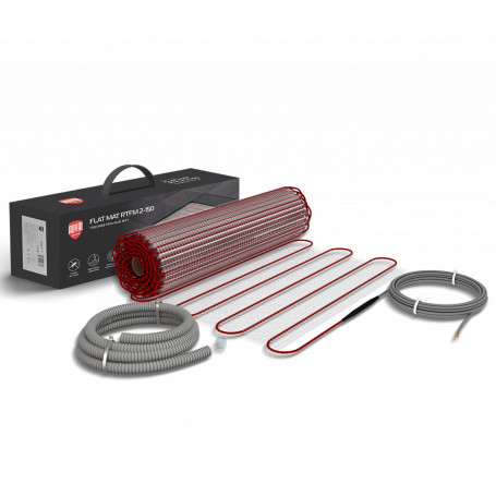 Мат нагревательный Royal Thermo Flat Mat RTFM 2-150-12 с терморегулятором RTS-16