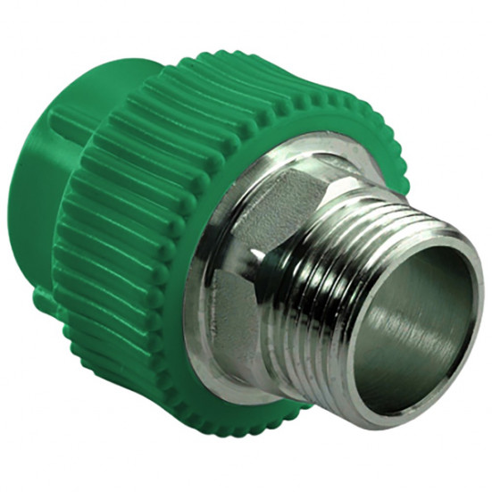 Муфта комбинир. ПП AntiFire под ключ D50-2"НР Green 035283