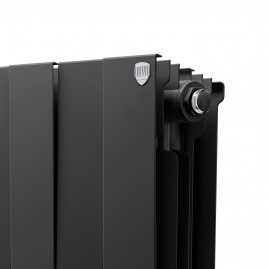 Радиатор биметаллический Royal Thermo PianoForte 200 Чёрный VR80- 14 секц.