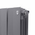 Радиатор биметаллический Royal Thermo PianoForte 500 Серебристый - 8 секц.