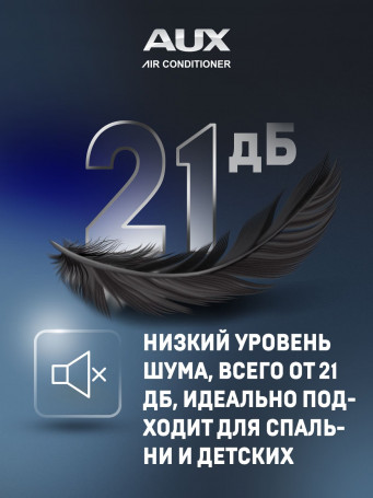 Настенная сплит-система AUX ASW-H12A4/AF-R2DI + AS-H12A4/AF-R2DI, белый