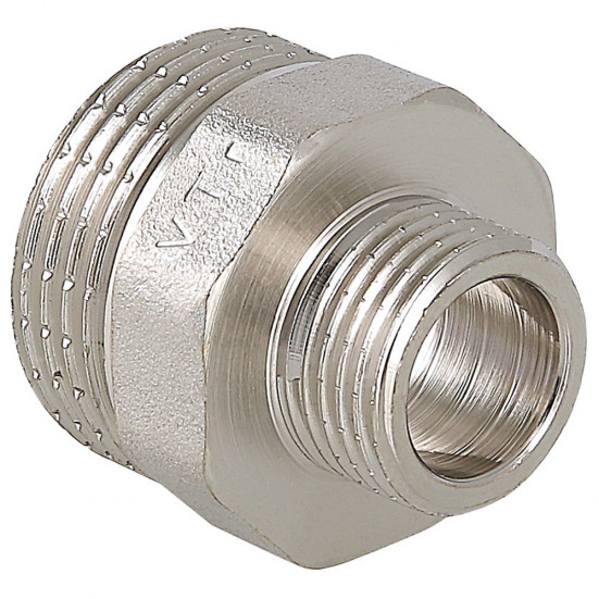 Ниппель-переходник НН наружная резьба 3/4"х1/2" (Valtec VT 580) уп 10 шт