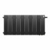 Радиатор биметаллический Royal Thermo PianoForte 300 Чёрный VR80 - 10 секц.