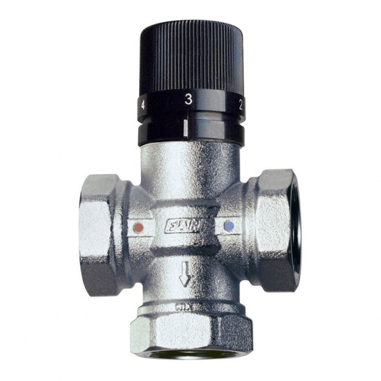 Смеситель термостатический 1" ВР, t max 95 C FAR