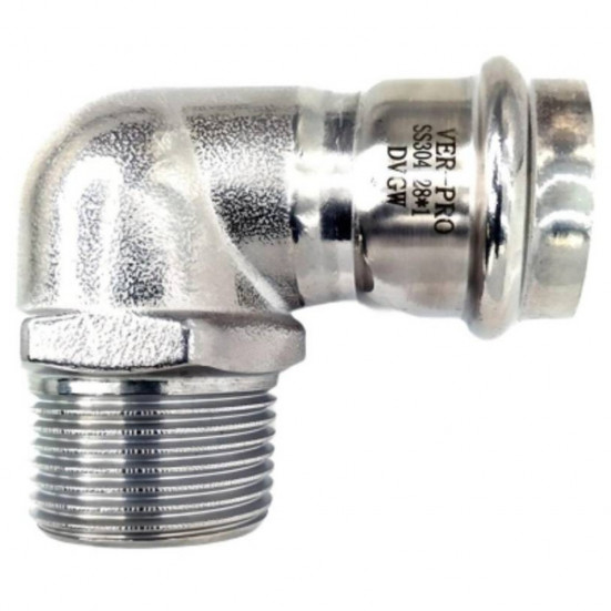 Уголок ViEiR 90 град. нар.р. 28×3/4" VER-PRO (30/5шт)