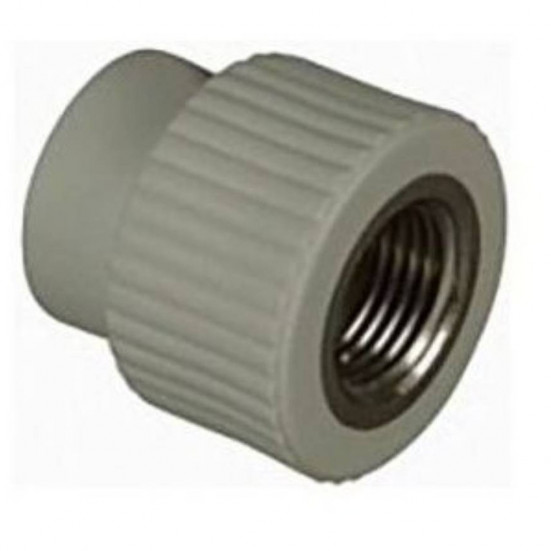 Муфта TEBO сер. PP-R комбинированная 32x3/4" ВР (20/120), арт. 031020409