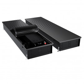 Конвектор внутрипольный Royal Thermo ATRIUM TURBO-150/400/2800-DG-U-BL