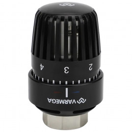 Головка термостатическая VARMEGA M30х1.5 выносной датчик ф14х84 черная VM11712