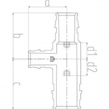 Тройник ONE PLUS переходной PPSU 20х25х20 (60/20)
