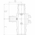 Тройник ONE PLUS переходной PPSU 20х25х20 (60/20)