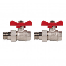 Набор для подключения радиатора Royal Thermo, прямой, 1/2"