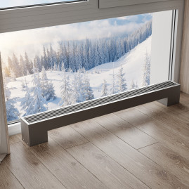 Конвектор напольный Royal Thermo STEP-130/130/700-2-N-SS-LG-NA