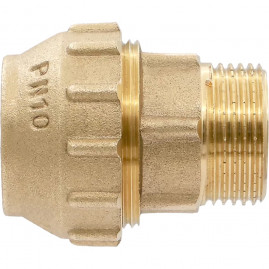 Муфта VIEIR для трубы ПНД S25x3/4"M (10) VER370