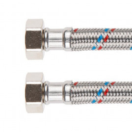 Подводка гибкая для воды AV ENGINEERING гайка 1/2"- гайка 1/2" 80см