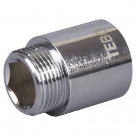 Удлинитель TEBO хромированный ВН/НАР 1/2"x60 мм (24/192)