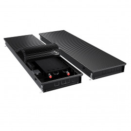 Конвектор внутрипольный Royal Thermo ATRIUM TURBO-90/400/2900-DG-U-BL
