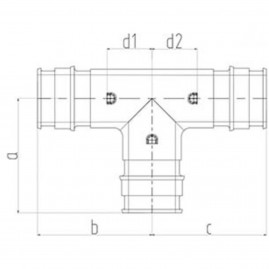 Тройник ONE PLUS PPSU 20 (100/20)