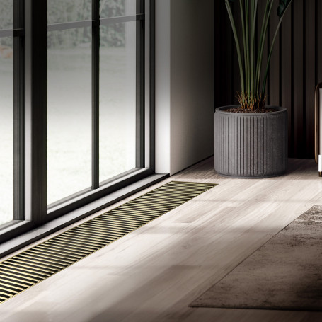 Конвектор внутрипольный Royal Thermo ATRIUM TURBO-190/300/2400-DG-U-AU