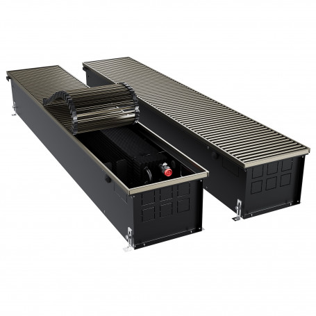 Конвектор внутрипольный Royal Thermo ATRIUM TURBO-190/250/2100-DG-U-DB