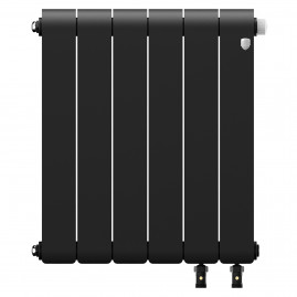 Радиатор биметаллический Royal Thermo Infinity 500 Noir Sable VR80 - 6 секц.