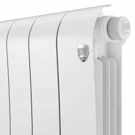 Радиатор биметаллический Royal Thermo Infinity 500 Bianco Traffico VR80 - 6 секц.