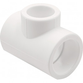 Тройник THERMOLIGHT переходной PP-R 32х25х32 белый (10/100)