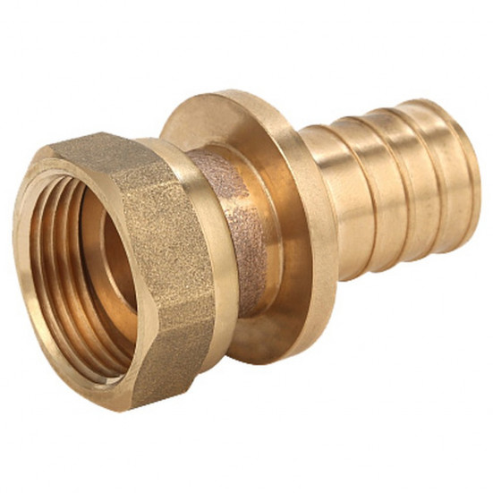 Переходник Gappo с накидной гайкой бронзовый 16-G 1/2"