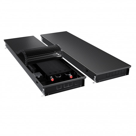 Конвектор внутрипольный Royal Thermo ATRIUM TURBO-90/400/900-DG-U-BL