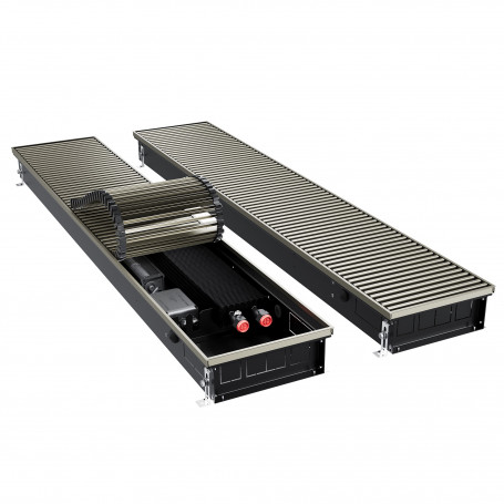 Конвектор внутрипольный Royal Thermo ATRIUM TURBO-90/250/2100-DG-U-LB