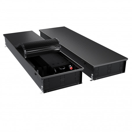 Конвектор внутрипольный Royal Thermo ATRIUM TURBO-150/400/1400-DG-U-BL
