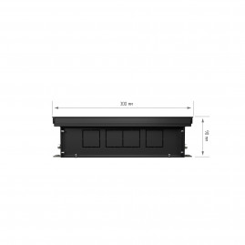 Конвектор внутрипольный Royal Thermo ATRIUM-90/300/1700-DG-U-BL