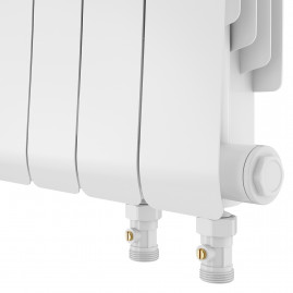Радиатор биметаллический Royal Thermo Infinity 500 Bianco Traffico VR80 - 4 секц.