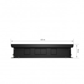 Конвектор внутрипольный Royal Thermo ATRIUM TURBO-90/400/1500-DG-U-AU