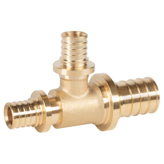 Тройник Royal Thermo ritable N аксиальный переходной, латунь, 20-16-20