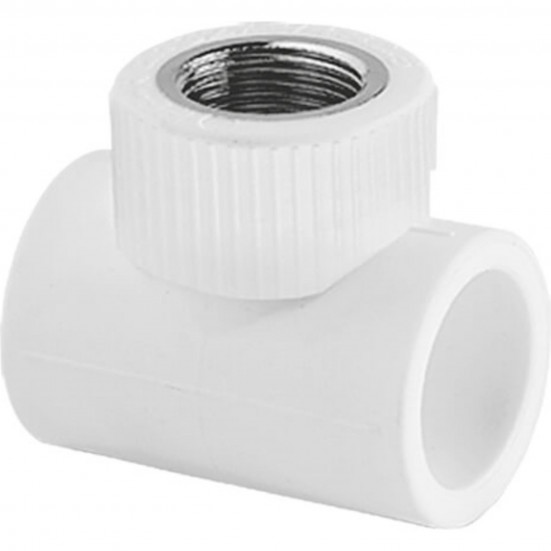 Тройник TEBO бел. PP-R комб. 32х1/2" ВР (10/70), арт. 030043306