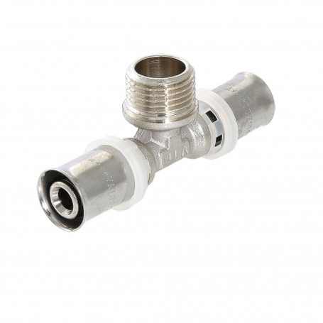 Тройник пресс Valtec VTm.233.N.160416 НР 16х1/2"х16