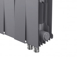 Радиатор Royal Thermo PianoForte 200 /Silver Satin - 14 секц. VDR
