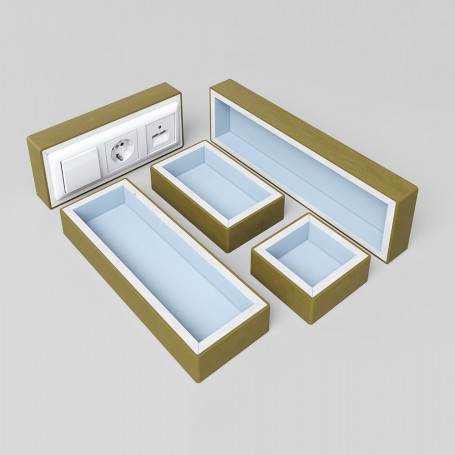 Звукоизоляционный подрозетник 5-секционный SoundGuard M-BOX 5
