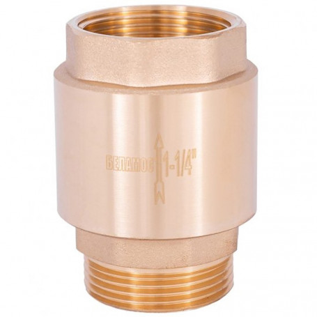 Клапан обратный BELAMOS FV-D 1.25" латунь / внешн. резьба