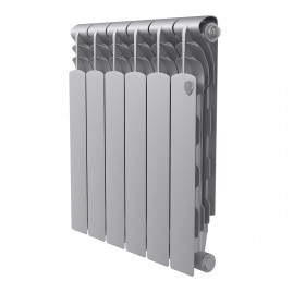 Радиатор биметаллический Royal Thermo Revolution B 500 Серебристый  -  6 секц.