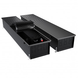 Конвектор внутрипольный Royal Thermo ATRIUM TURBO-190/300/1800-DG-U-BL