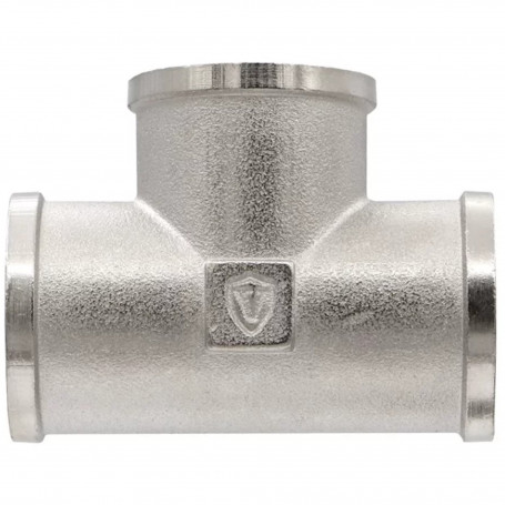 Тройник VIEIR ВВВ 11/4"х3/4"х11/4" никел. TFN646