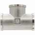 Тройник VIEIR ВВВ 11/4"х3/4"х11/4" никел. TFN646