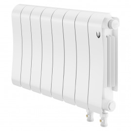 Радиатор биметаллический Royal Thermo Infinity 300 Bianco Traffico VR80 - 8 секц.