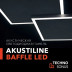 Акустилайн Баффл LED 82,1Вт (1,2х1,2м) квадрат