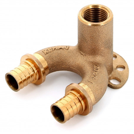 Угольник REHAU настенный ВР 20/20-1/2" RX+ длинный , бронза