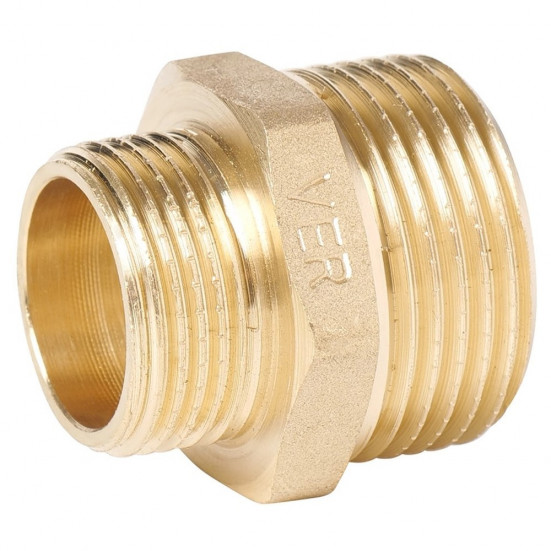 Ниппель переходной VIEIR НН 1/2"х1/4" латунь SH31