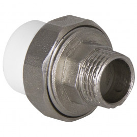 Муфта TEBO бел. PP-R комбин. разъемная (Американка) 40х1 1/4" НР (5/40), арт. 015020910
